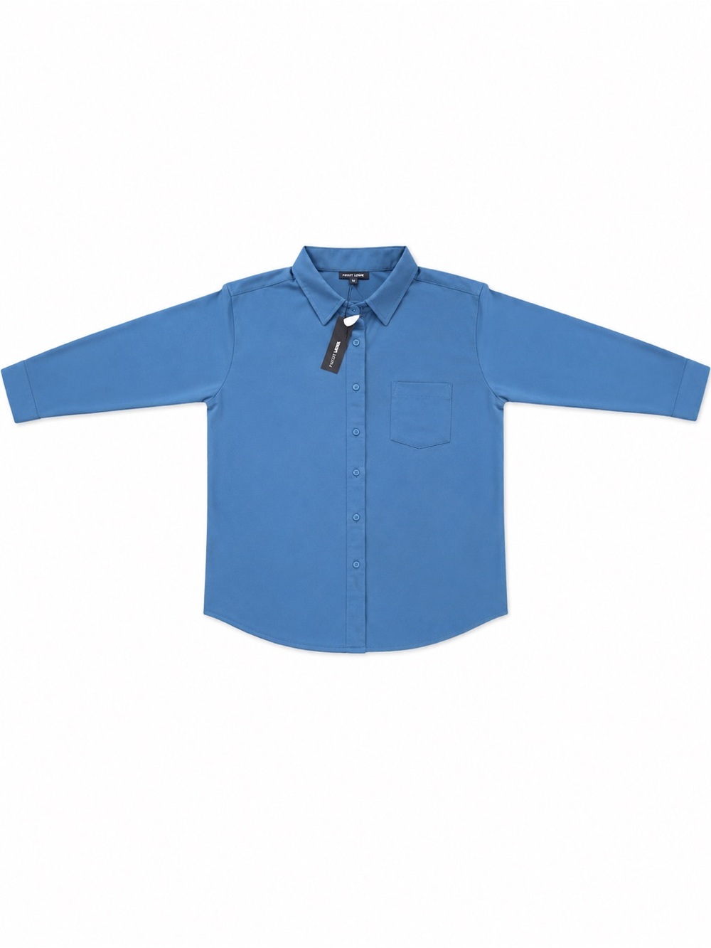 Fashion Nova Curve Blue Button Front Shirt | Women’s 2X | NWT